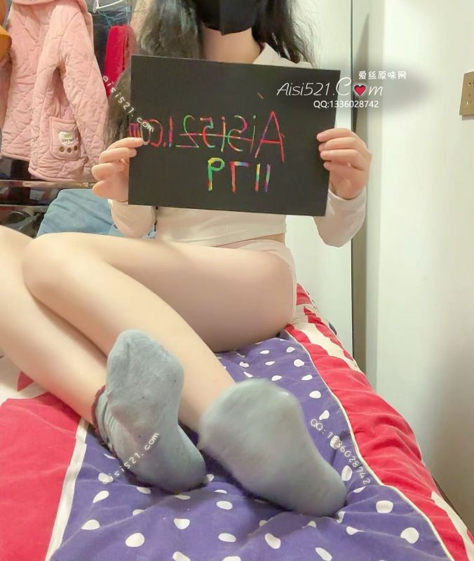 原味丝袜|袜类,臭棉袜,[梦梦]学生妹-深灰白短棉袜（穿3天）