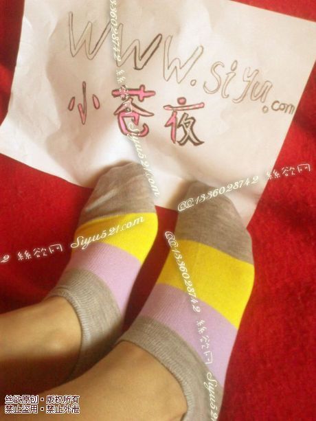 撞色棉袜原味丝袜|袜类臭棉袜