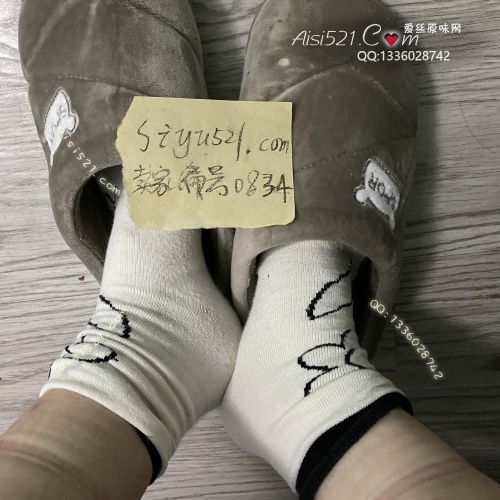 原味丝袜|袜类,臭棉袜,奶白色闲置臭袜
